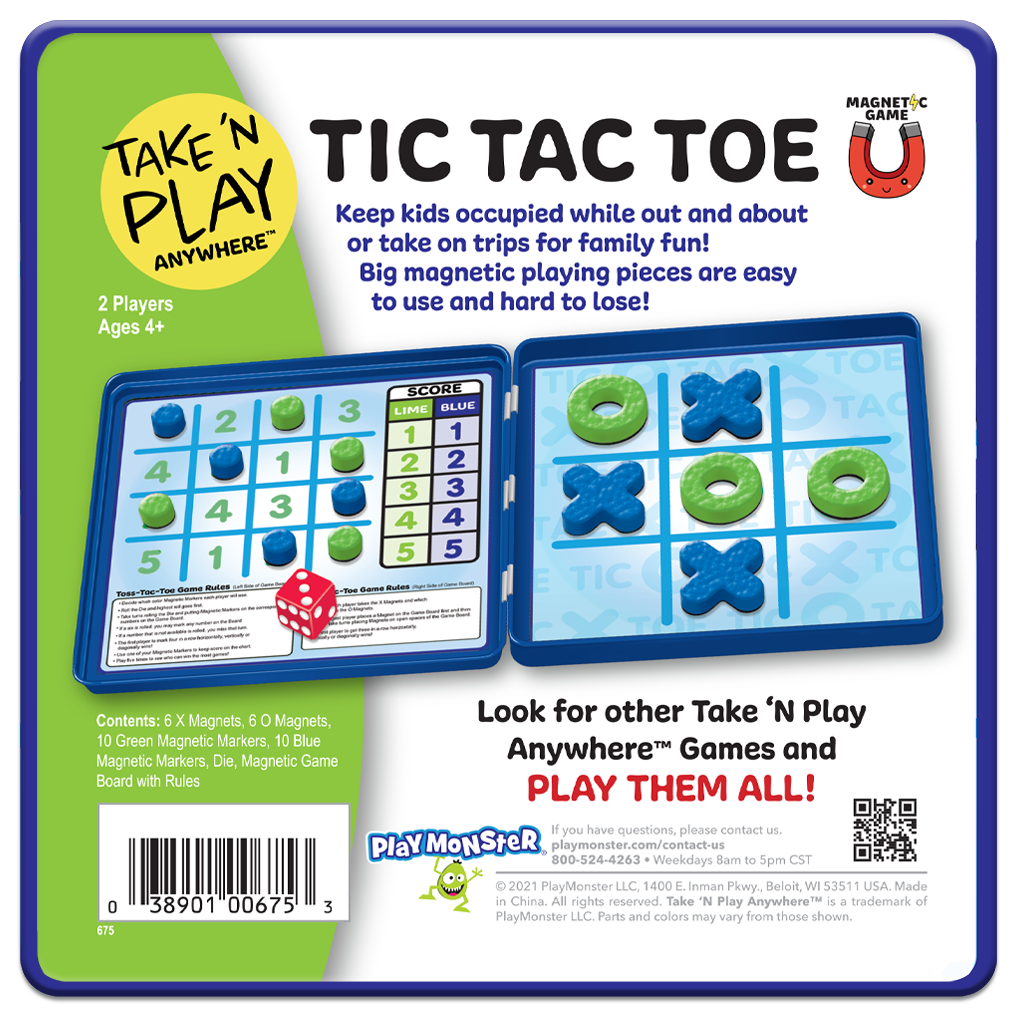 Play Monster-Tic-Tac-Toe-675-Legacy Toys