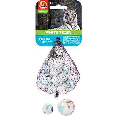 Play Visions-Marbles in a Net-77774-White Tiger-Legacy Toys