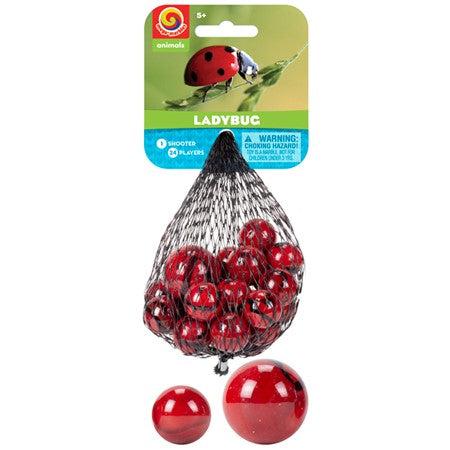 Play Visions-Marbles in a Net-77780-Ladybug-Legacy Toys