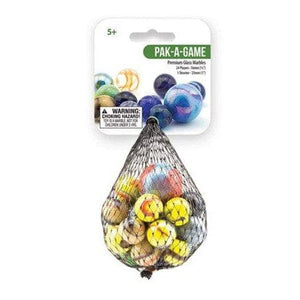 Mega Marbles Set of 24 Assorted 1.6cm Player Marbles