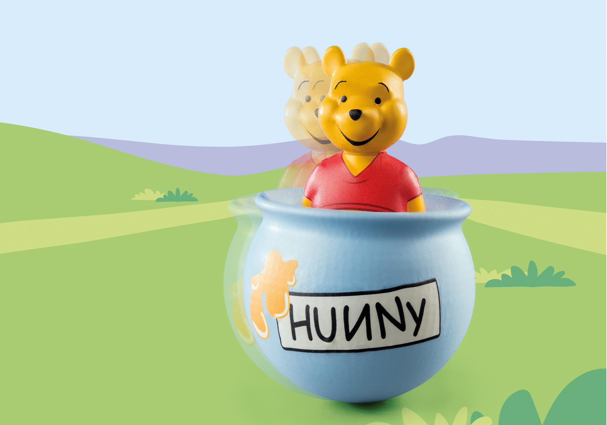 Playmobil-1.2.3. & Disney: Winnie the Pooh - Counter Balance Honey Pot-71318-Legacy Toys
