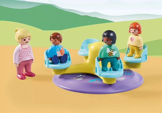 Playmobil-1.2.3. Number Merry-Go-Around-71324-Legacy Toys
