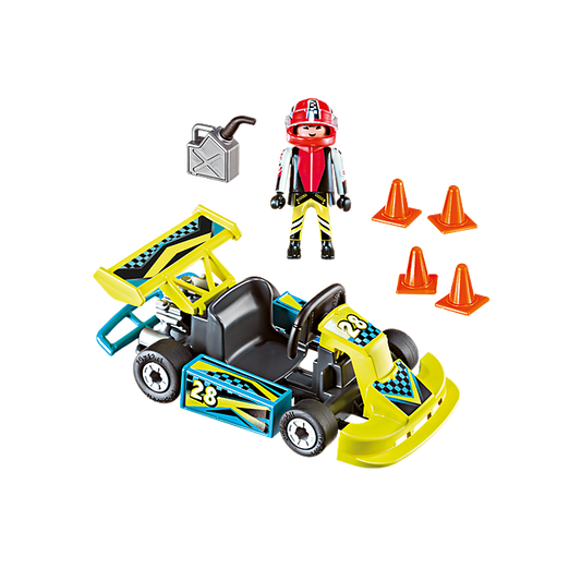 Playmobil-Action - Go-Kart Racer Carry Case-9322-Legacy Toys