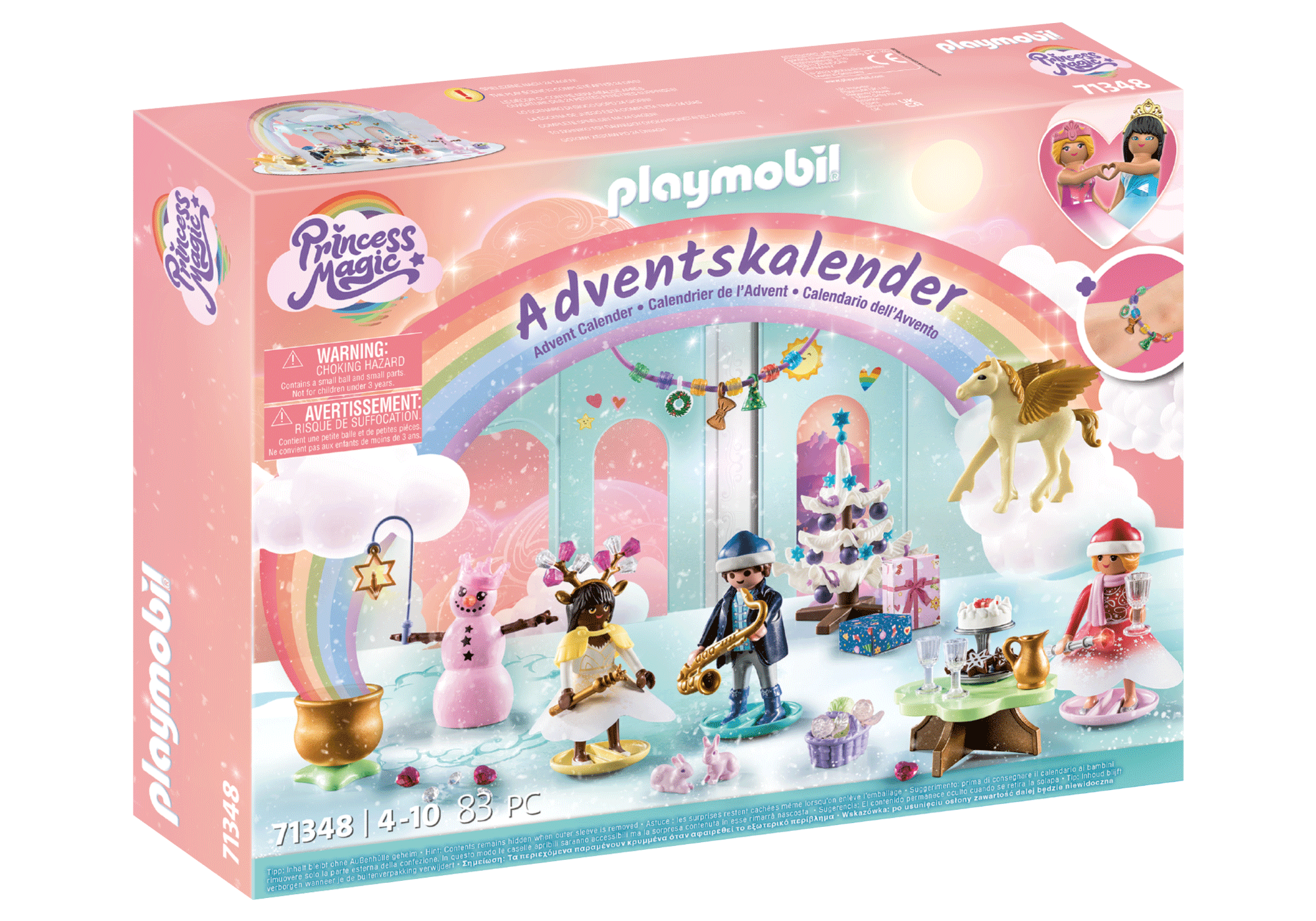 Playmobil-Advent Calendar: Christmas Under the Rainbow-71348-Legacy Toys