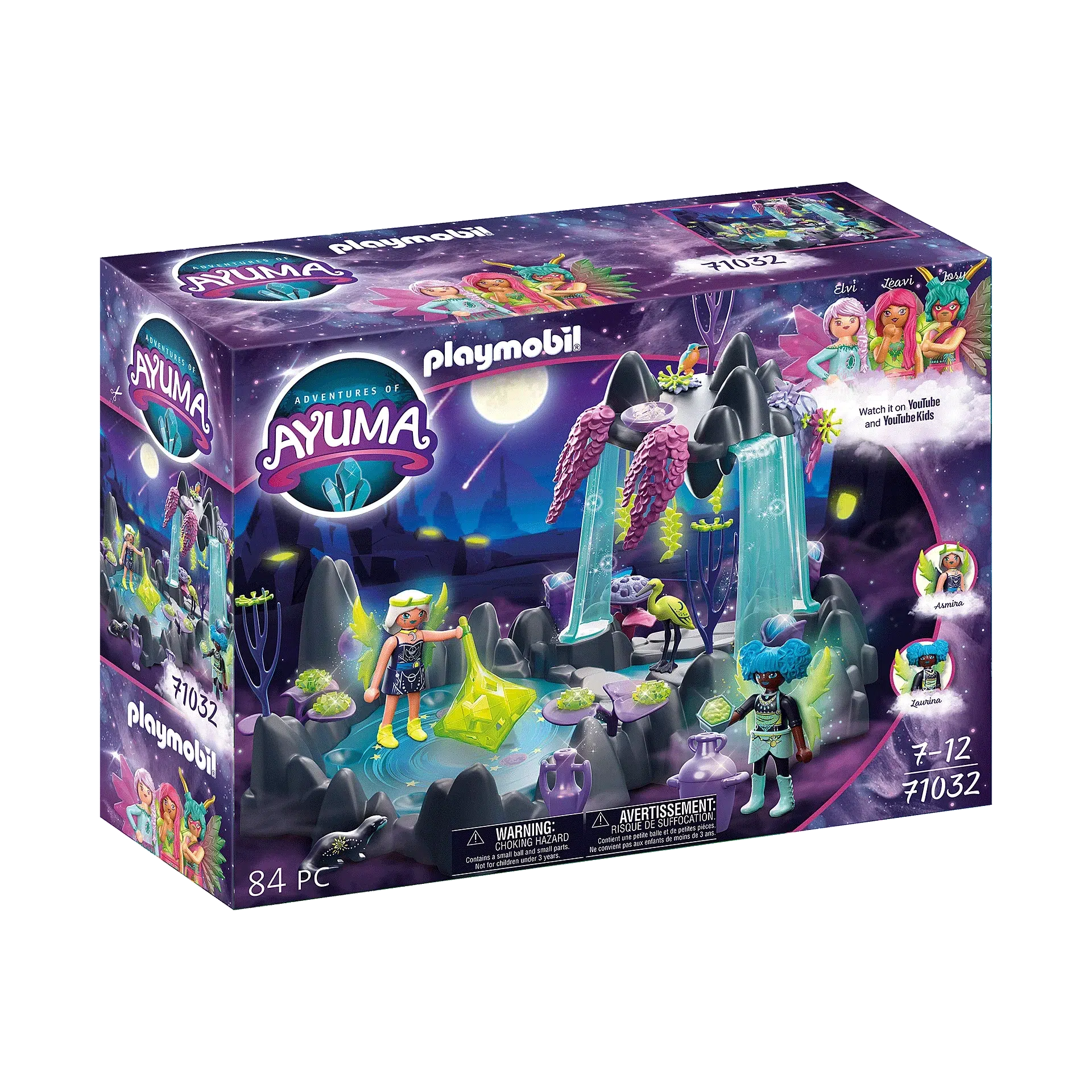 Playmobil-Adventures of Ayuma - Moon Fairy Lake-71032-Legacy Toys