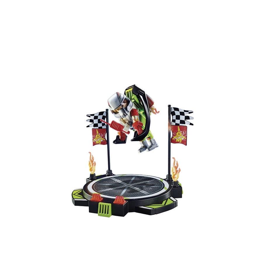 Playmobil-Air Stunt Show - Stuntman with Jetpack-70836-Legacy Toys