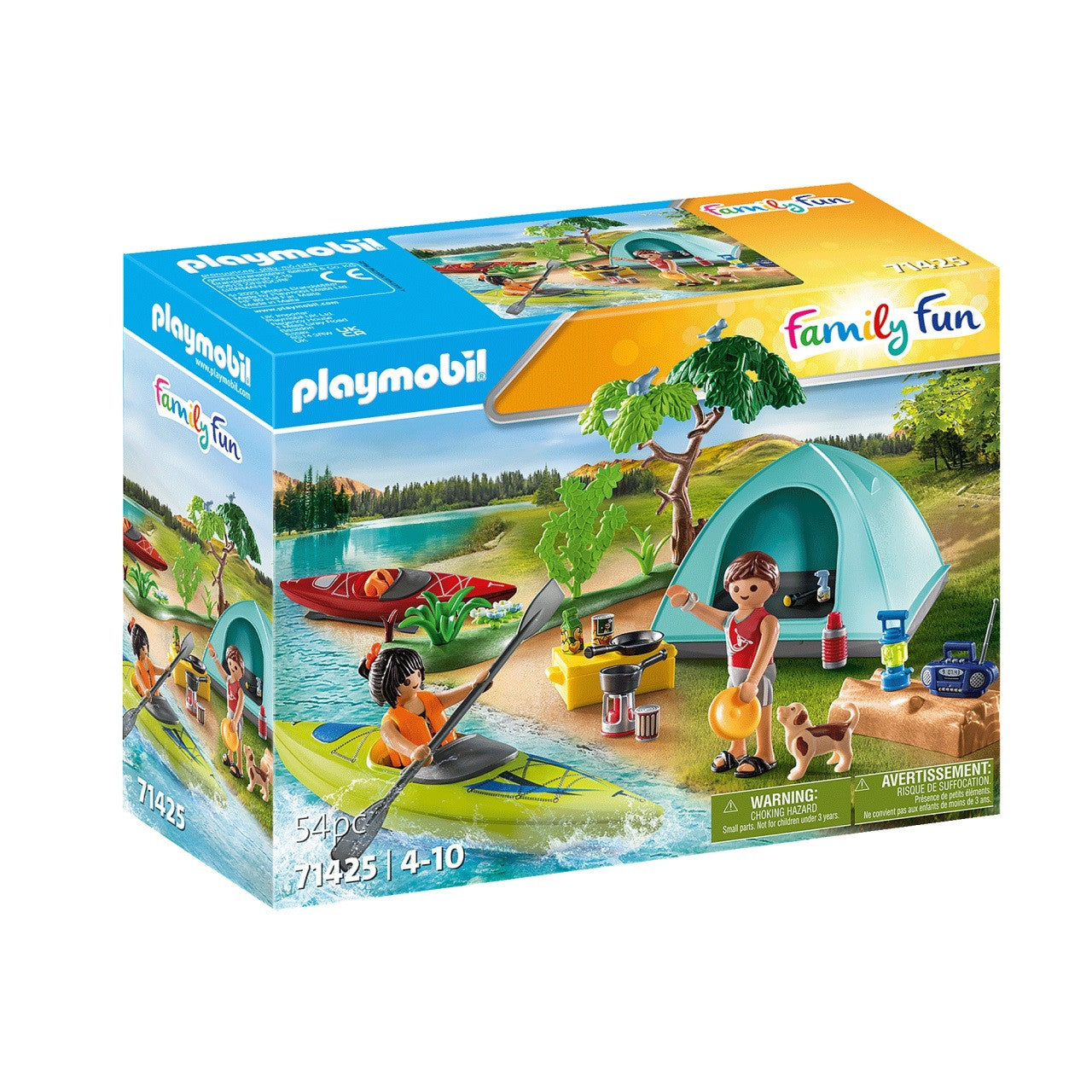 Playmobil-Camping with Campfire-71425-Legacy Toys