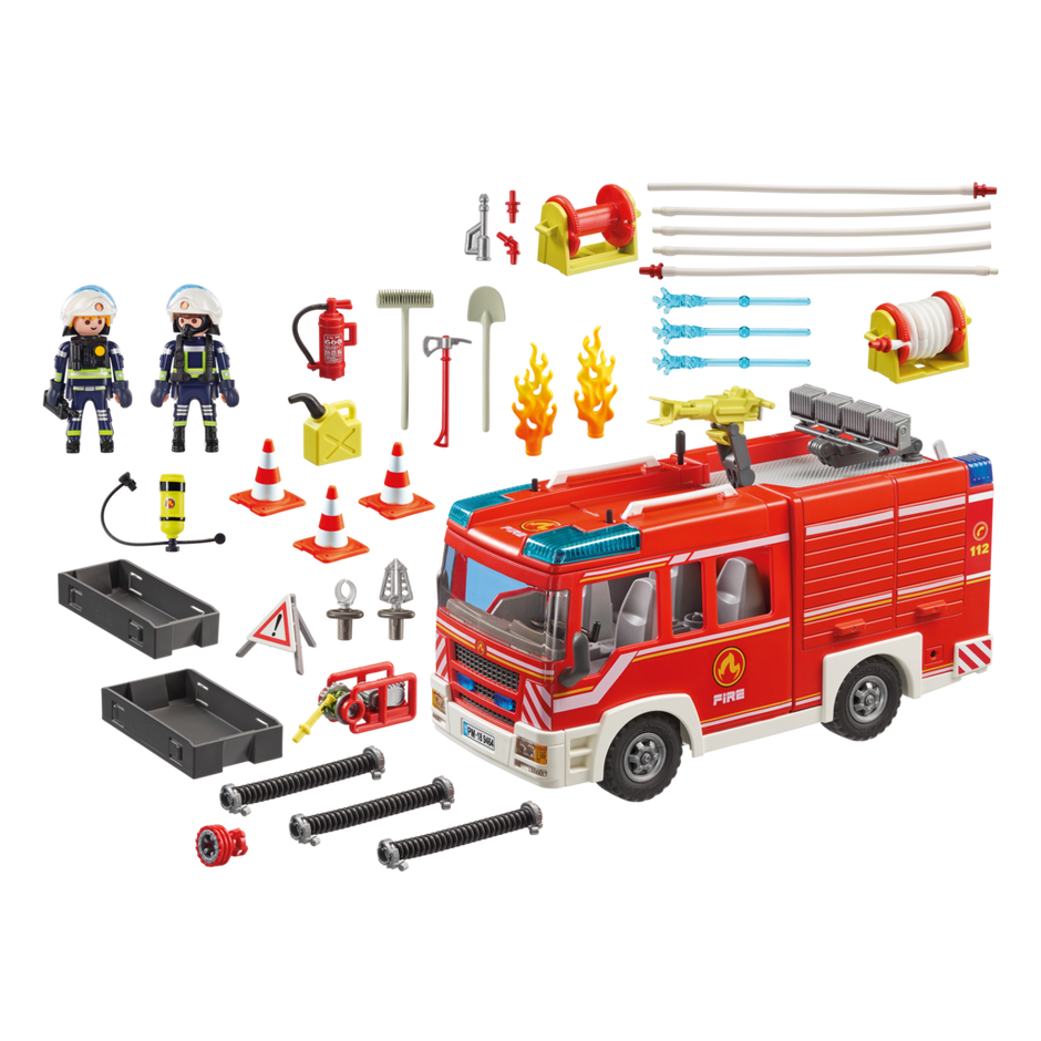 Playmobil-City Action - Fire Engine-9464-Legacy Toys