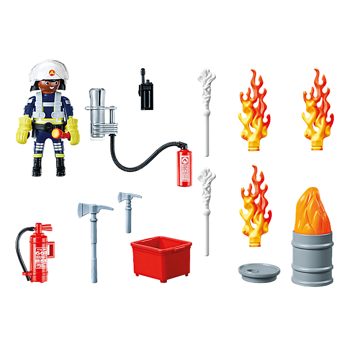 Playmobil-City Action - Fire Rescue Gift Set-70291-Legacy Toys