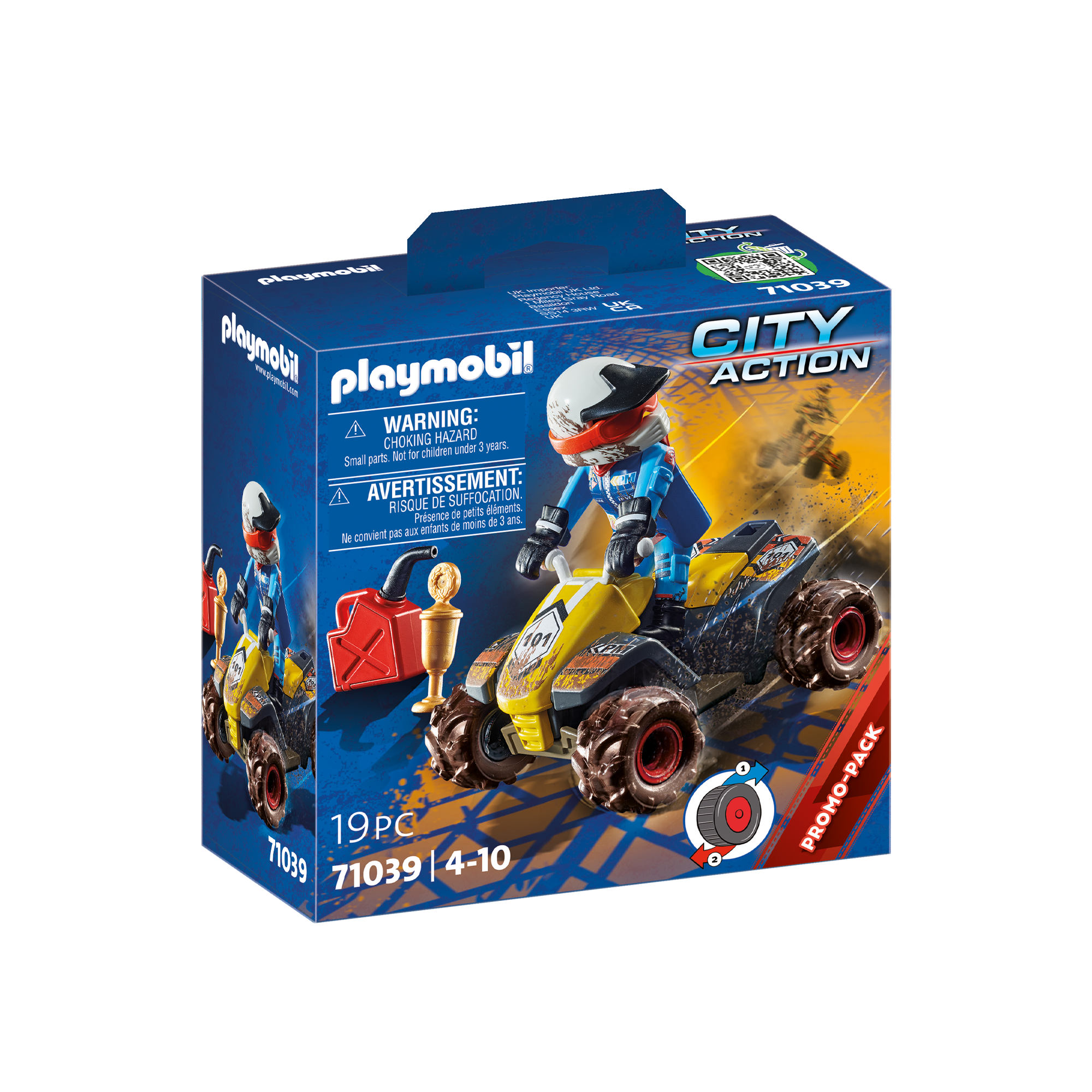 Playmobil-City Action - Racer Quad-71039-Legacy Toys
