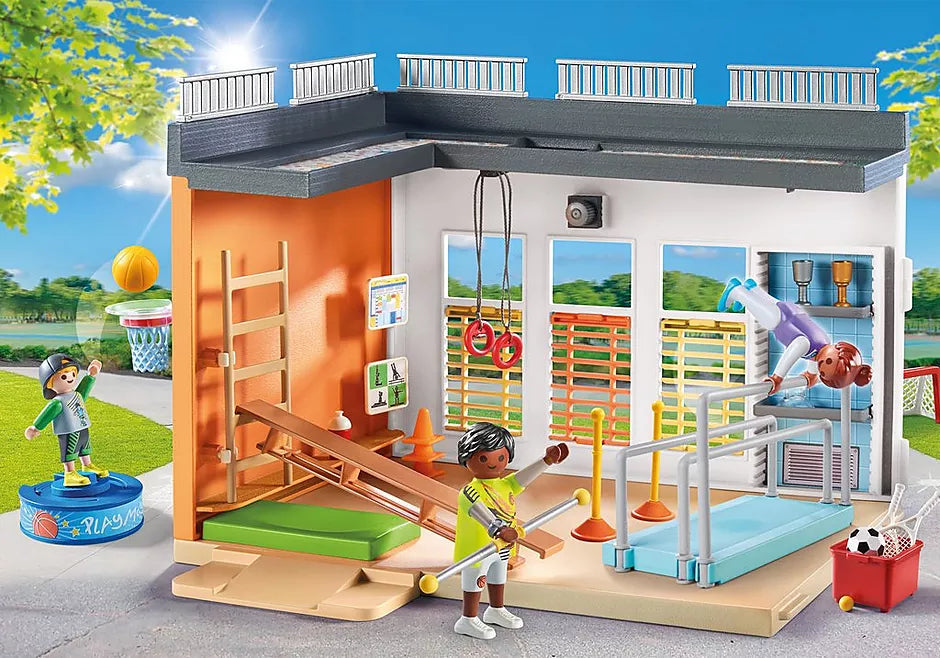 Playmobil-City Life - Gym Extension-71328-Legacy Toys