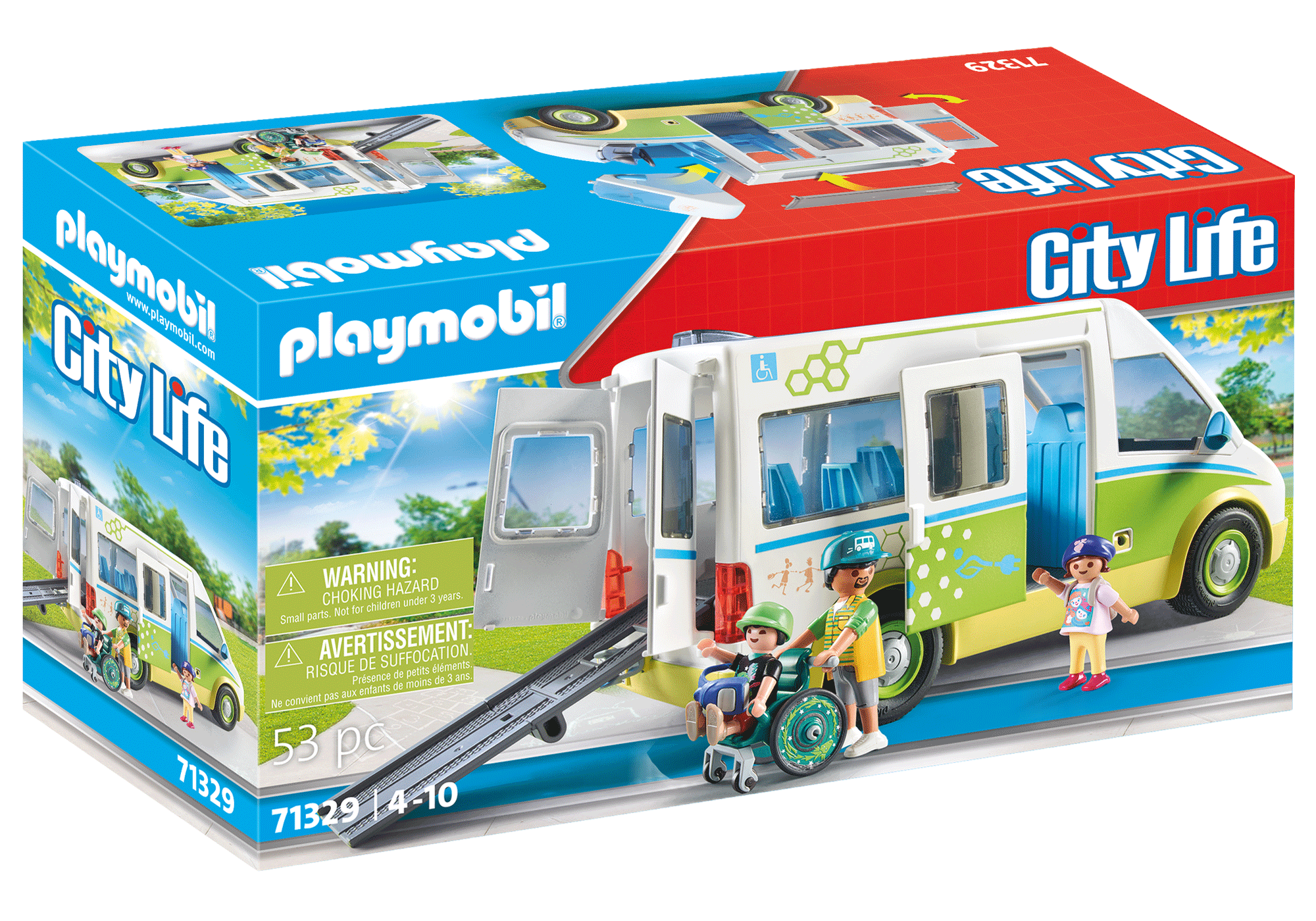 Playmobil-City Life - Large School Bus-71329-Legacy Toys