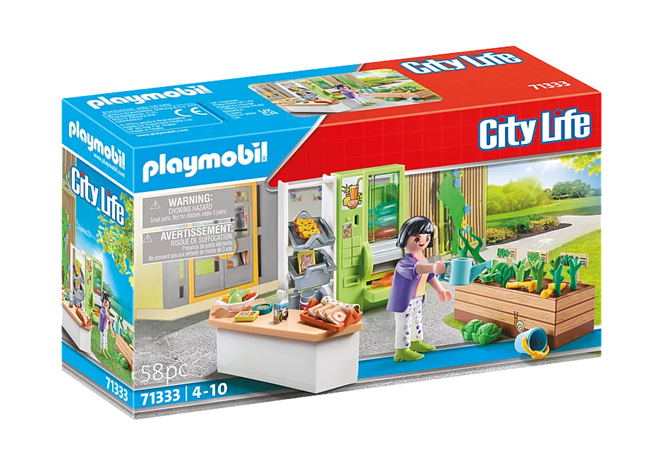 Playmobil-City Life - Lunch Kiosk-71333-Legacy Toys