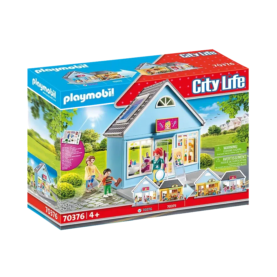 Playmobil-City Life - My Hair Salon-70376-Legacy Toys