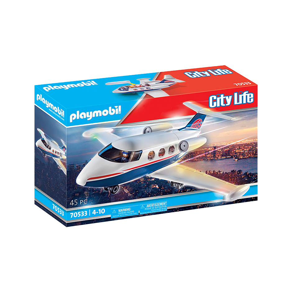 Playmobil-City Life - Private Jet-70533-Legacy Toys