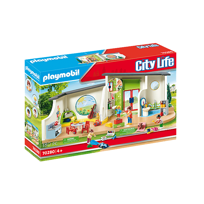 Playmobil-City Life - Rainbow Daycare-70280-Legacy Toys