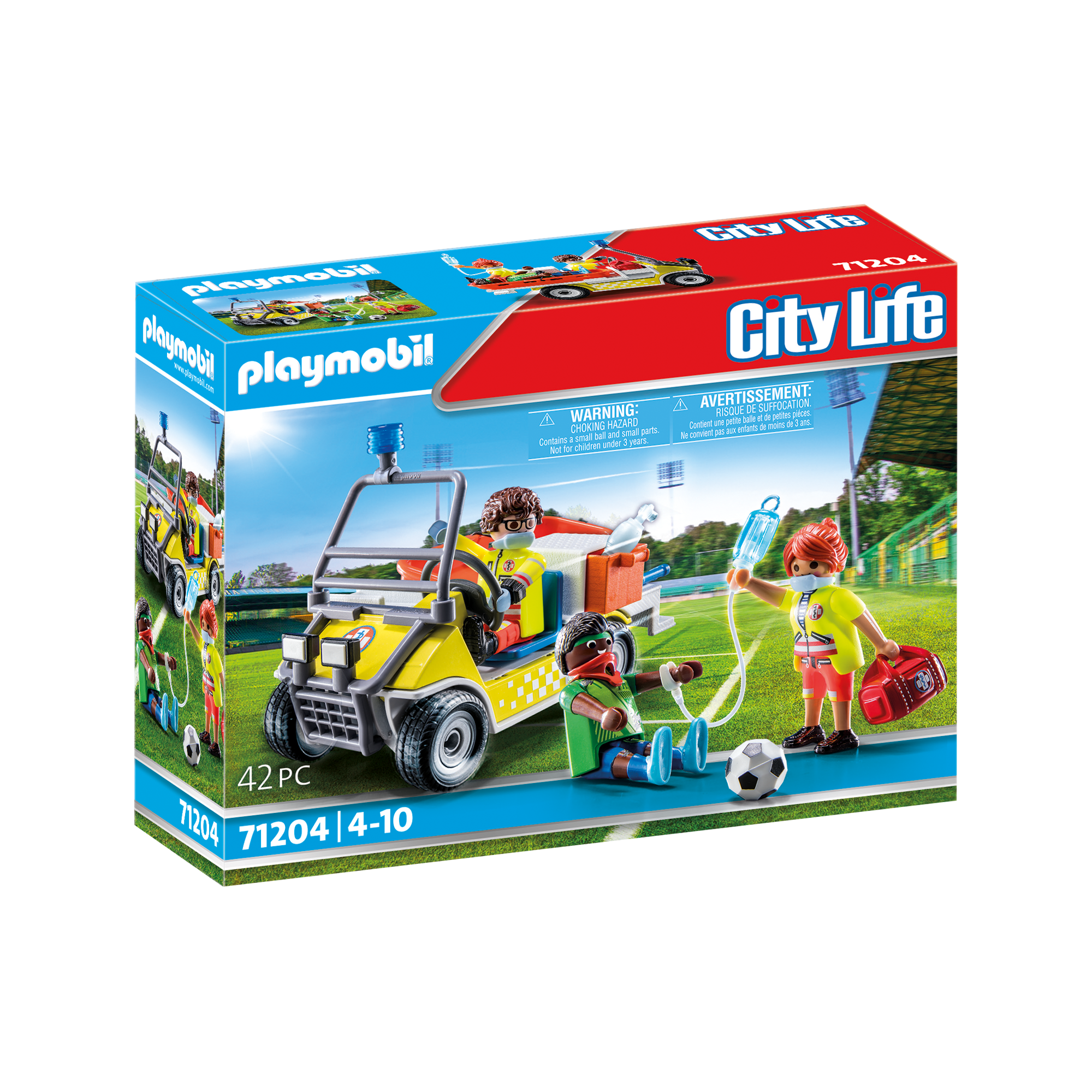 Playmobil Rescue Quad with Trailer : Toys & Games
