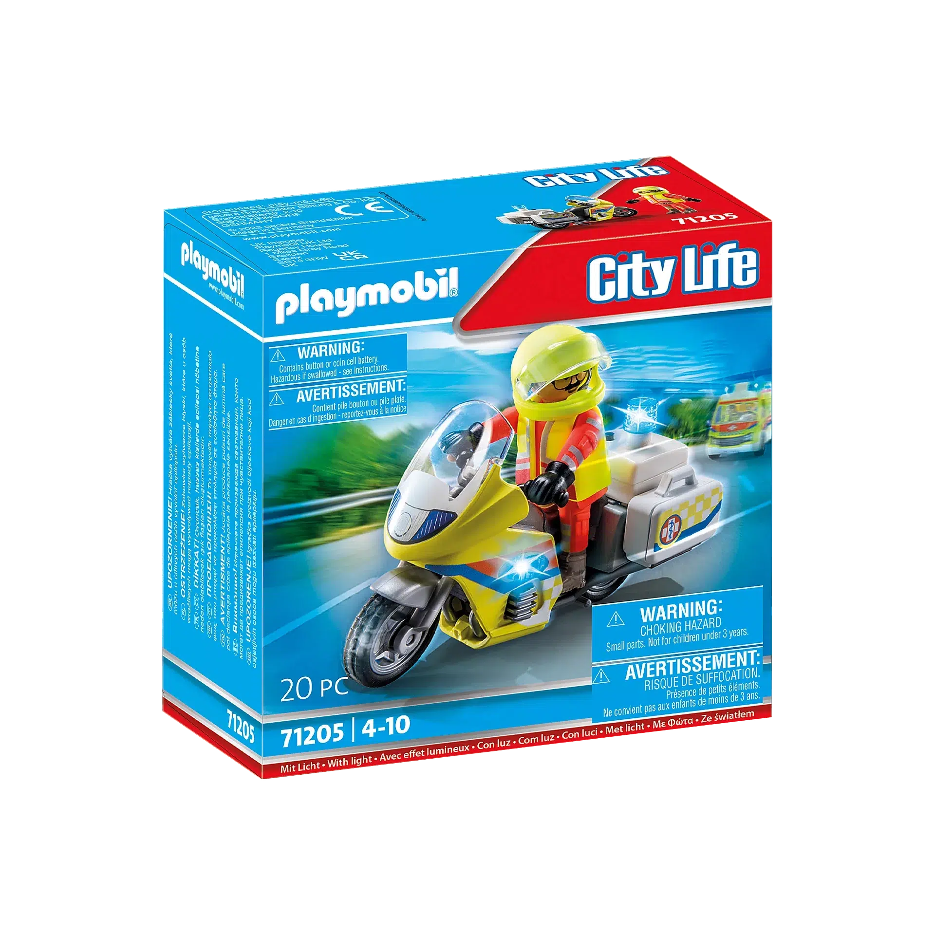 Playmobil-City Life - Beach Patrol Quad-71040-Legacy Toys