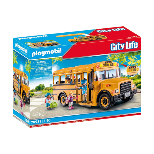 Playmobil-City Life - School Bus-70983-Legacy Toys