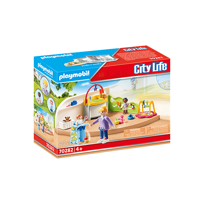 Playmobil-City Life - Toddler Room-70282-Legacy Toys