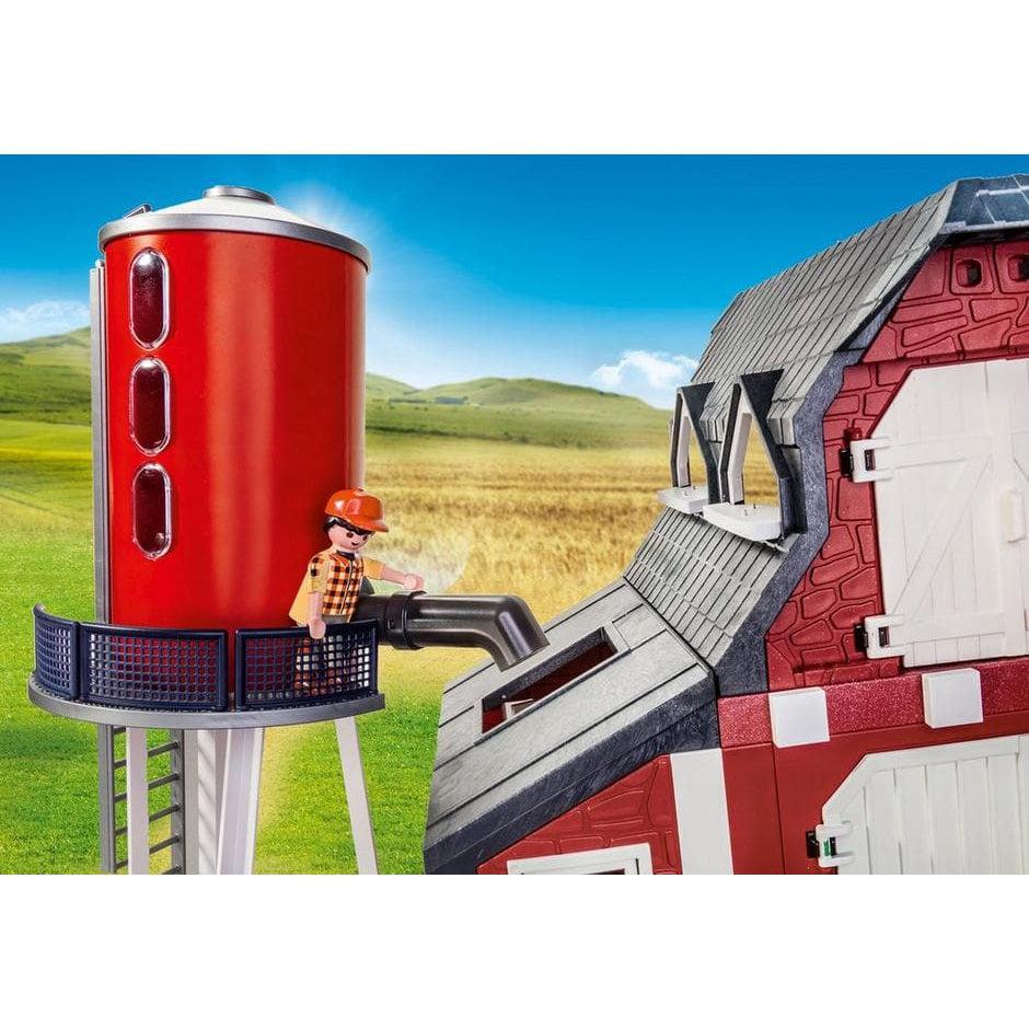 Playmobil-Country - Barn with Silo-9315-Legacy Toys
