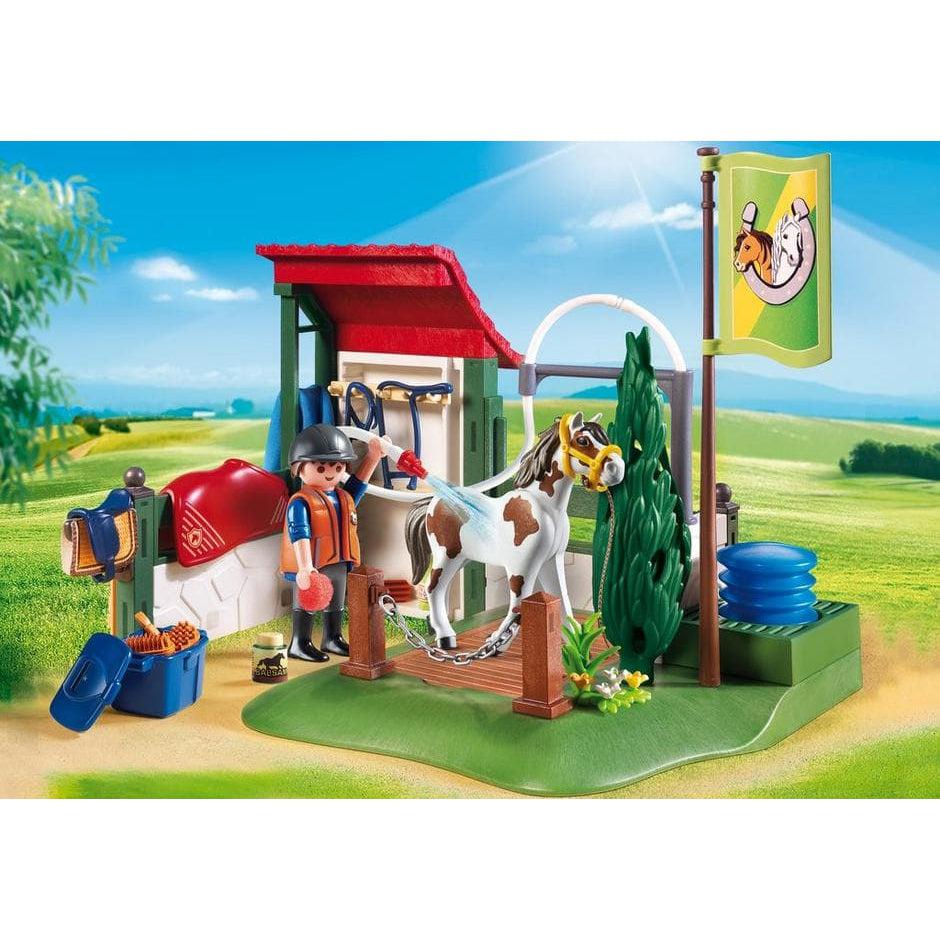 Playmobil-Country - Horse Grooming Station-6929-Legacy Toys