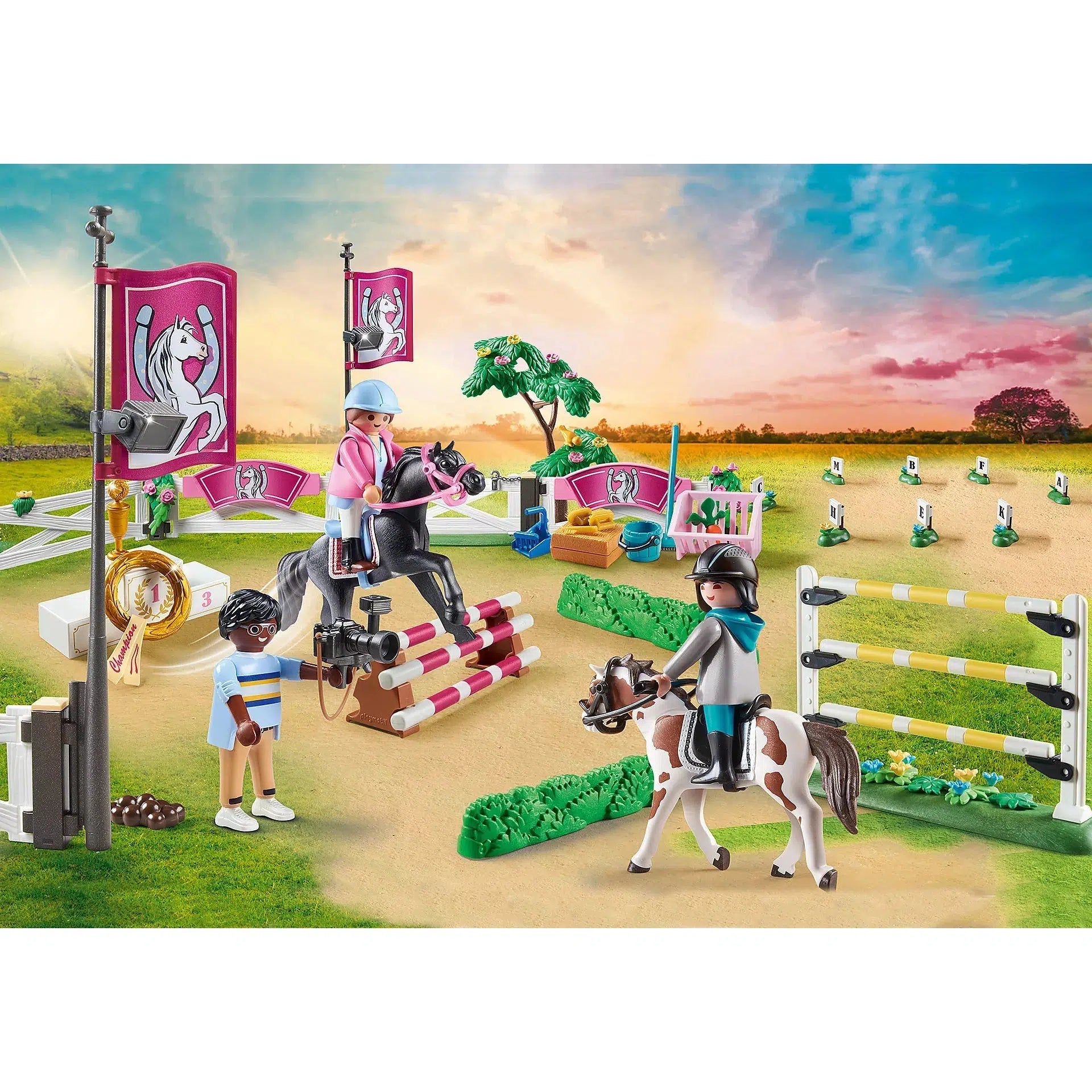 Playmobil-Country - Horse Riding Tournament-70996-Legacy Toys