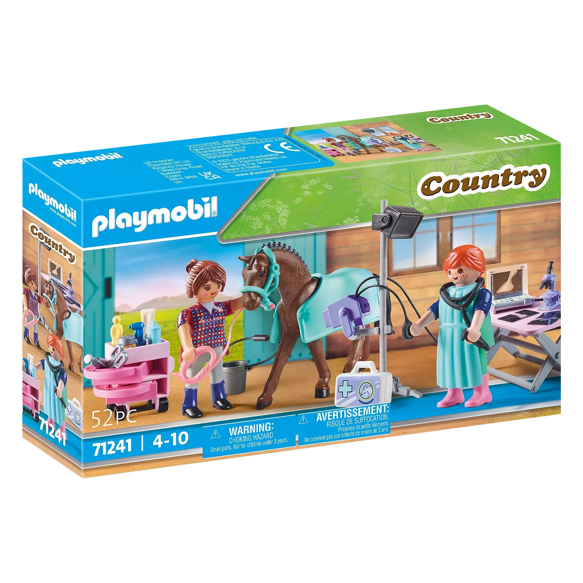 Playmobil-Country - Horse Veterinarian-71241-Legacy Toys