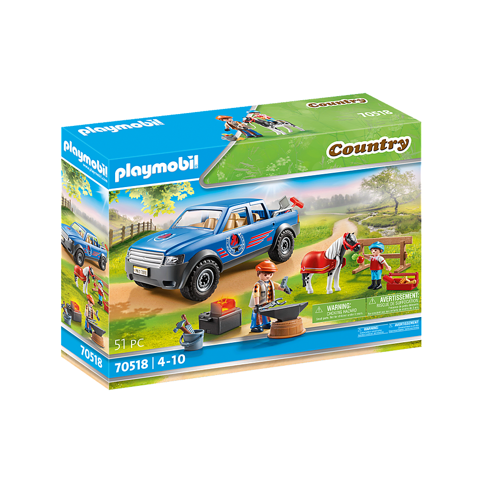 Playmobil-Country - Mobile Farrier-70518-Legacy Toys