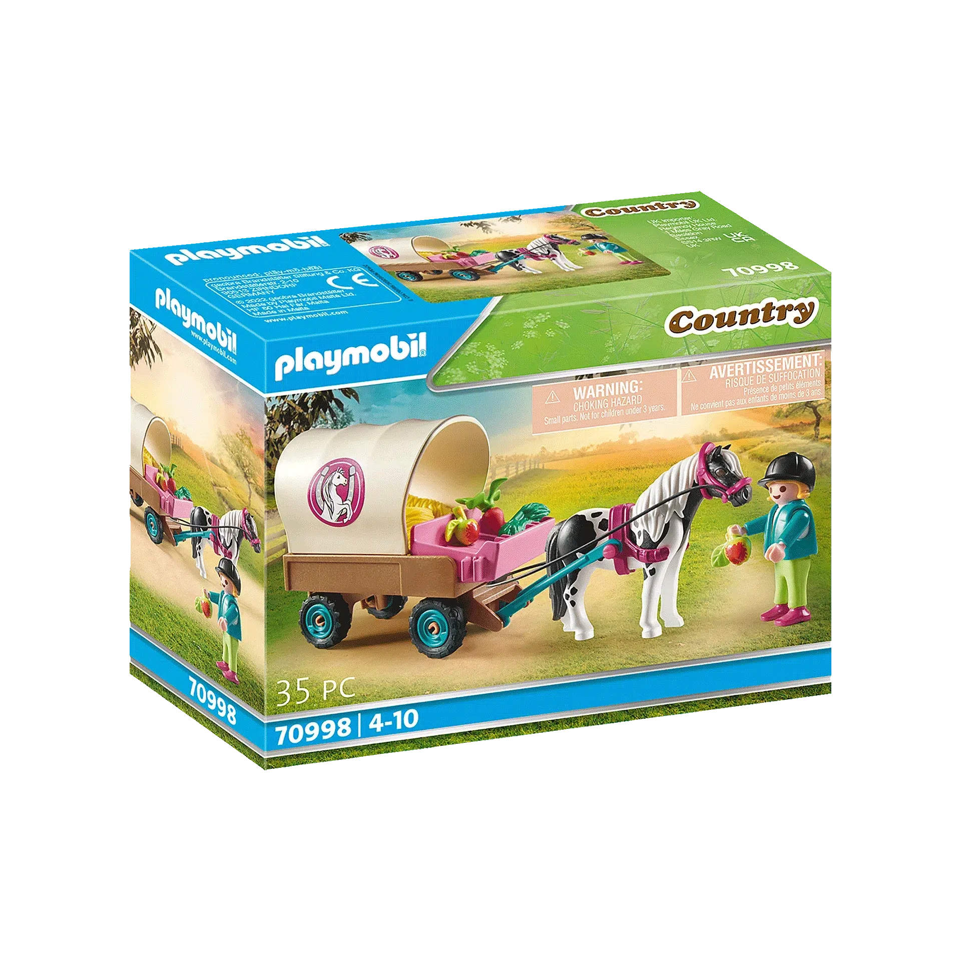 Playmobil-Country - Pony Wagon-70998-Legacy Toys