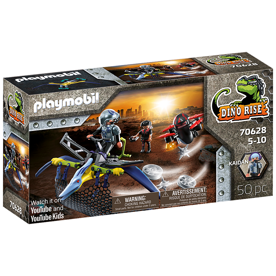 Playmobil-Dino Rise - Pteranodon: Drone Strike-70628-Legacy Toys