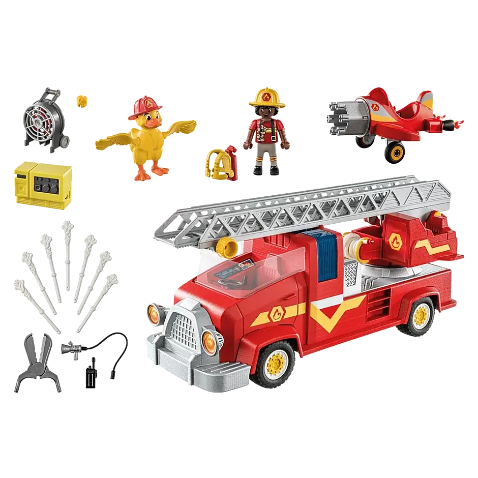 Playmobil-Duck on Call - Fire Brigade-70914-Legacy Toys