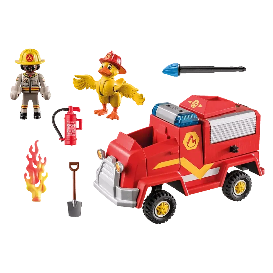 Playmobil-Duck on Call - Fire Brigade-70914-Legacy Toys