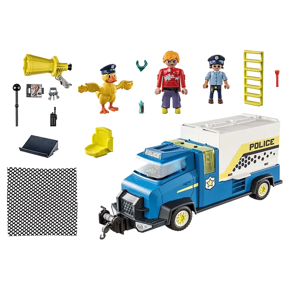 Playmobil-Duck on Call - Police Truck-70912-Legacy Toys