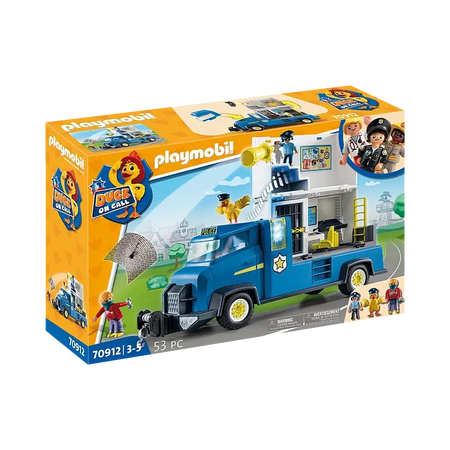 Playmobil-Duck on Call - Police Truck-70912-Legacy Toys