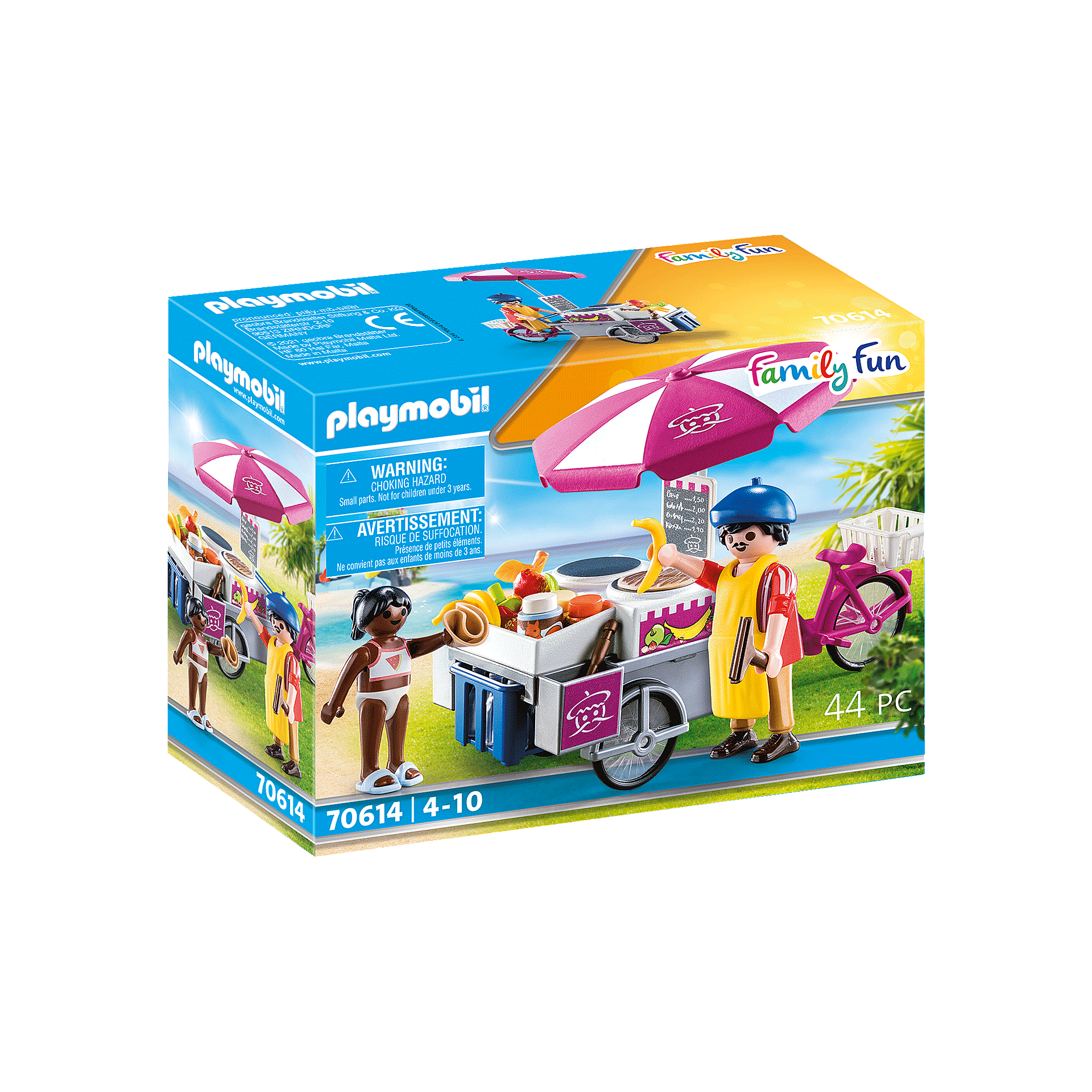 Playmobil-Family Fun - Crêpe Cart-70614-Legacy Toys