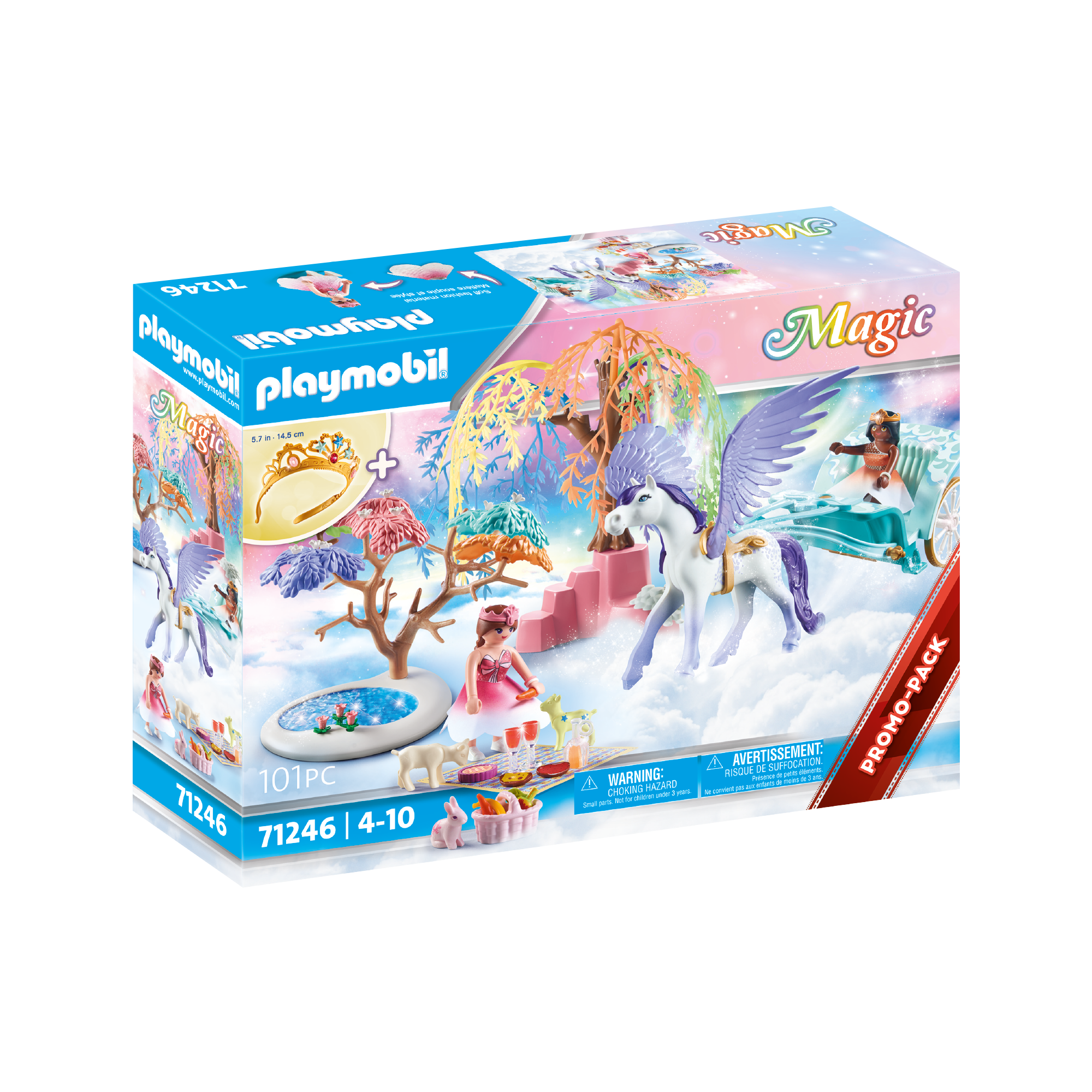 Playmobil-Magic - Picnic with Pegasus Carriage-71246-Legacy Toys