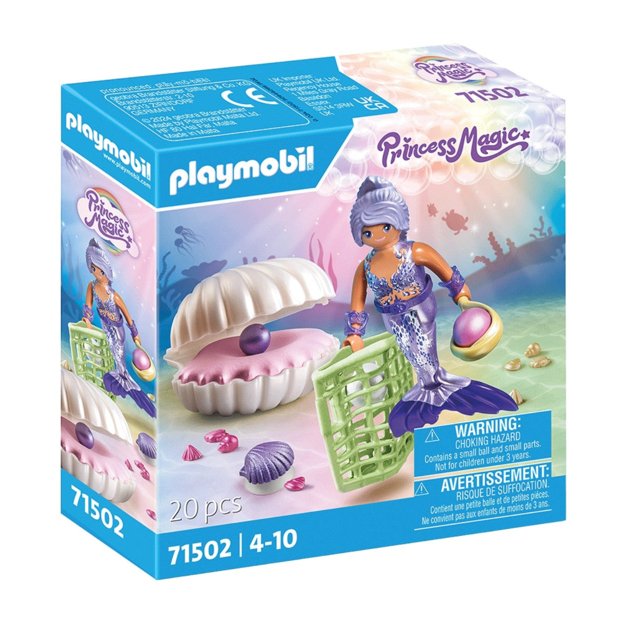 Playmobil-Mermaid with Pearl Seashell-71502-Legacy Toys