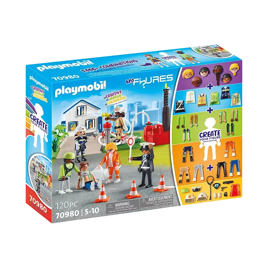 Playmobil-My Figures - Rescue Mission-70980-Legacy Toys