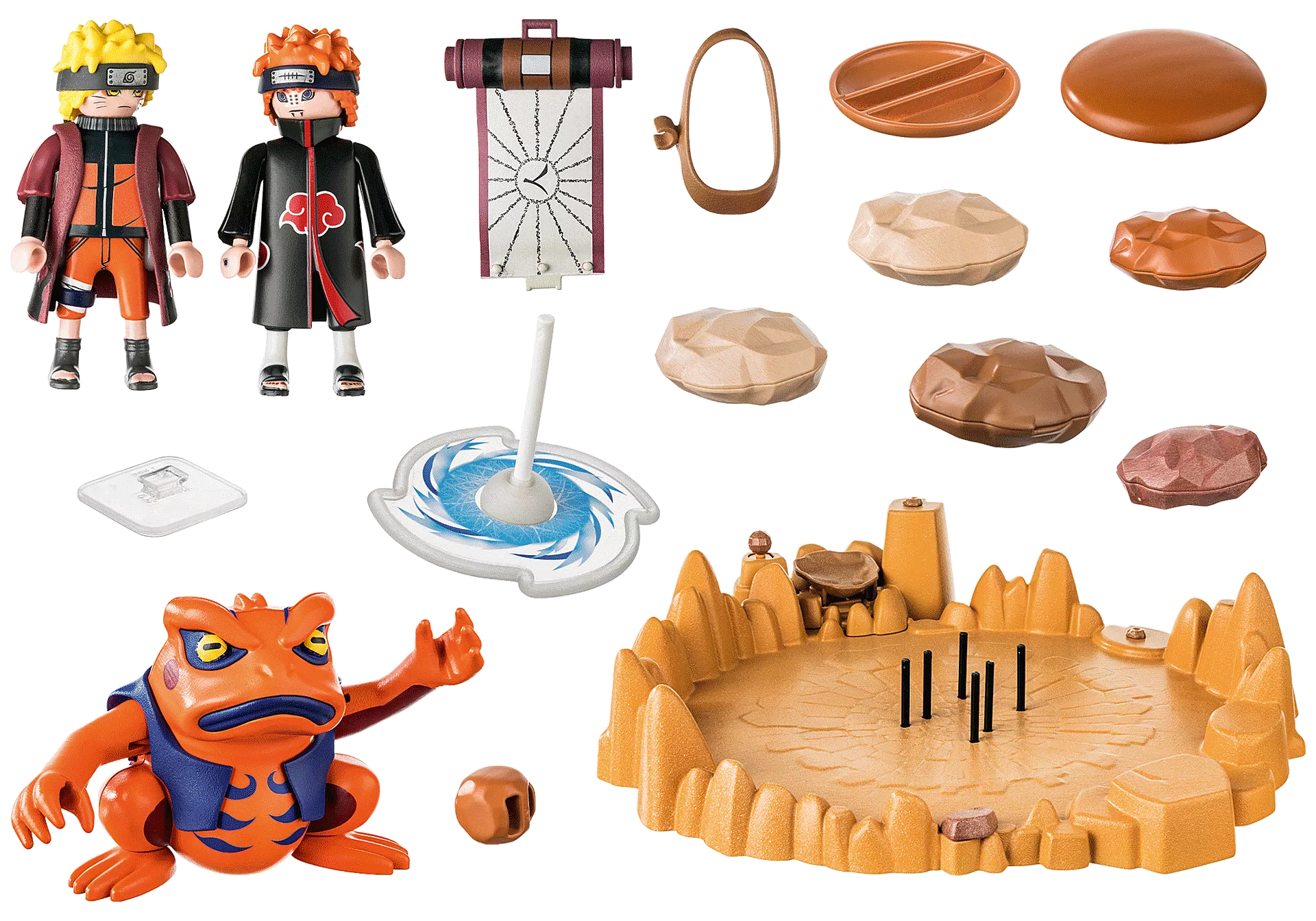 Playmobil-Naruto Shippuden - Naruto vs. Pain-70667-Legacy Toys