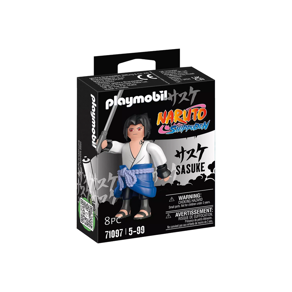 Playmobil-Naruto Shippuden - Sasuke-71097-Legacy Toys