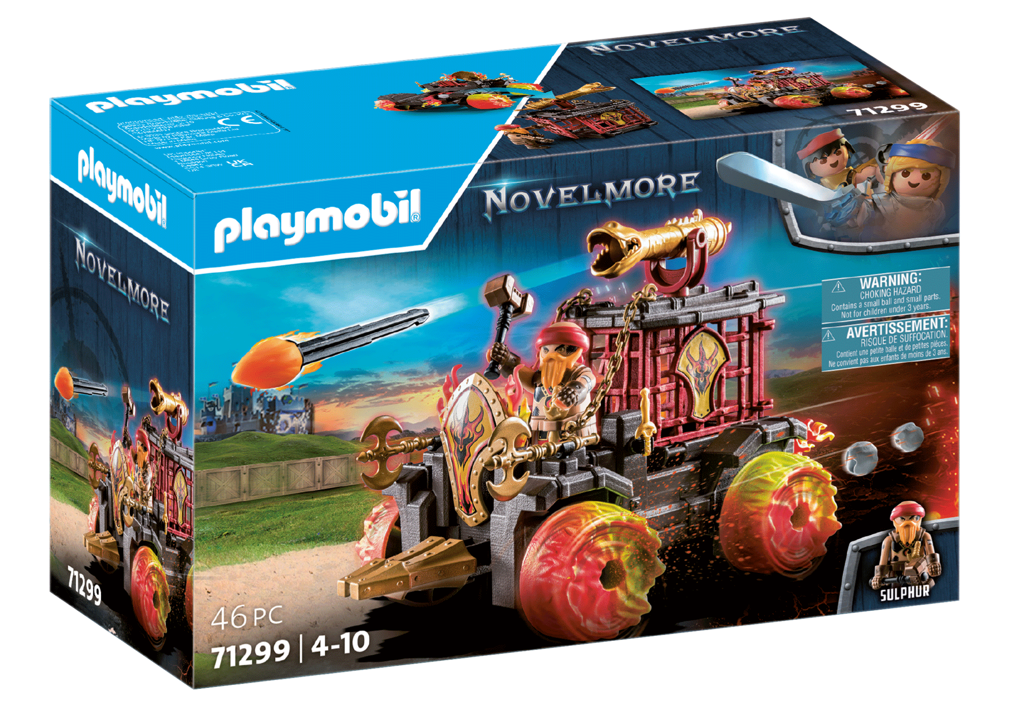 Playmobil-Novelmore - Burnham Raiders Battering Ram-71299-Legacy Toys