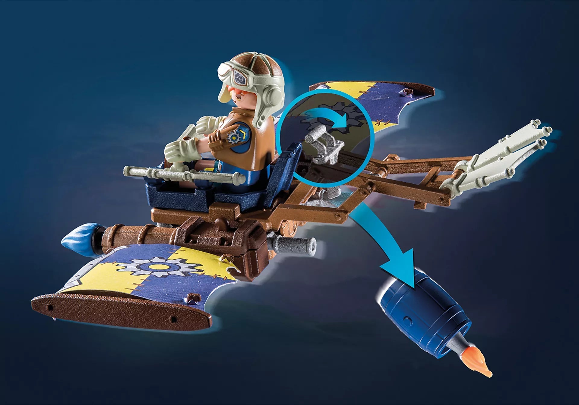 Playmobil-Novelmore - Dario's Glider-71211-Legacy Toys