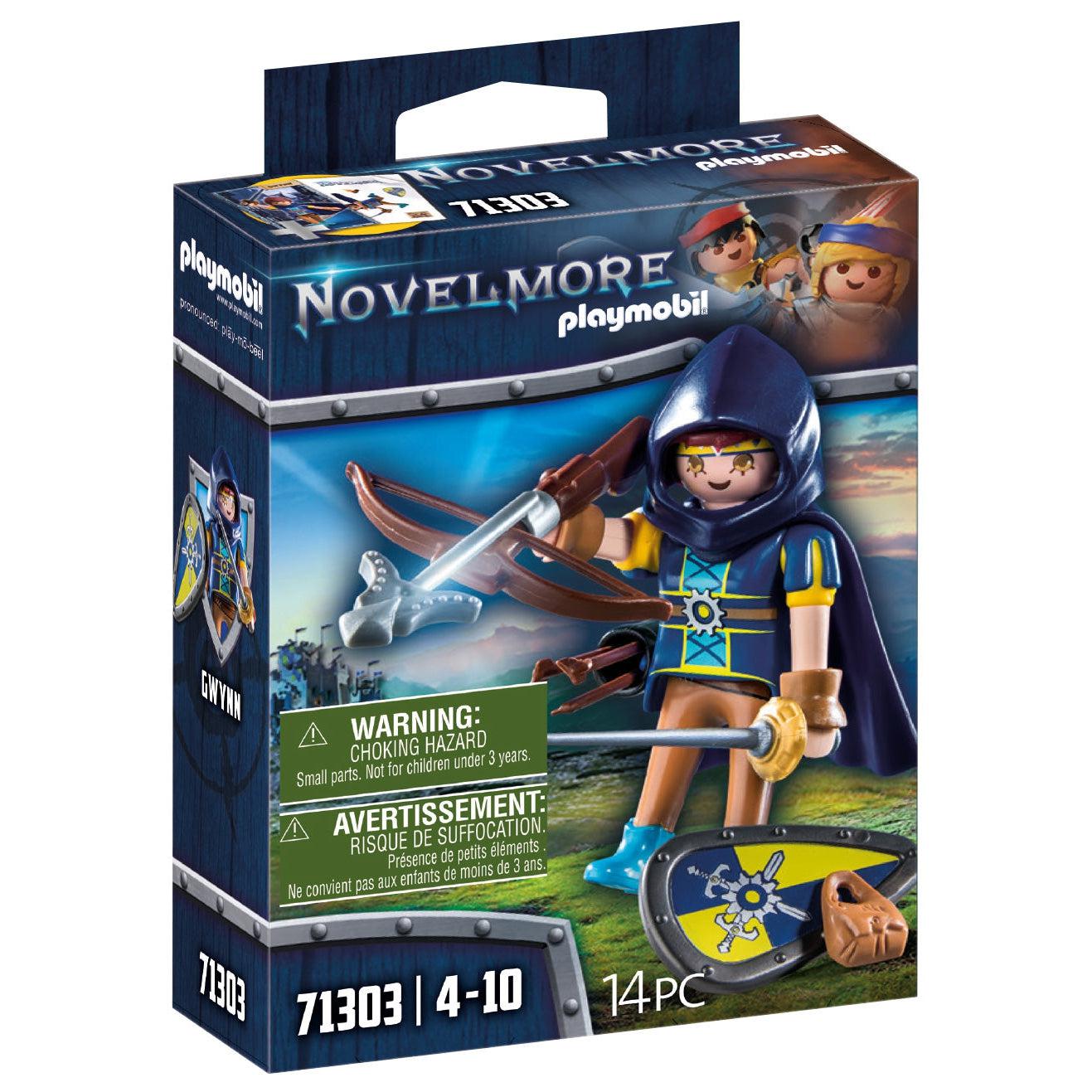 Playmobil-Novelmore - Gwynn with Combat Equipment-71303-Legacy Toys