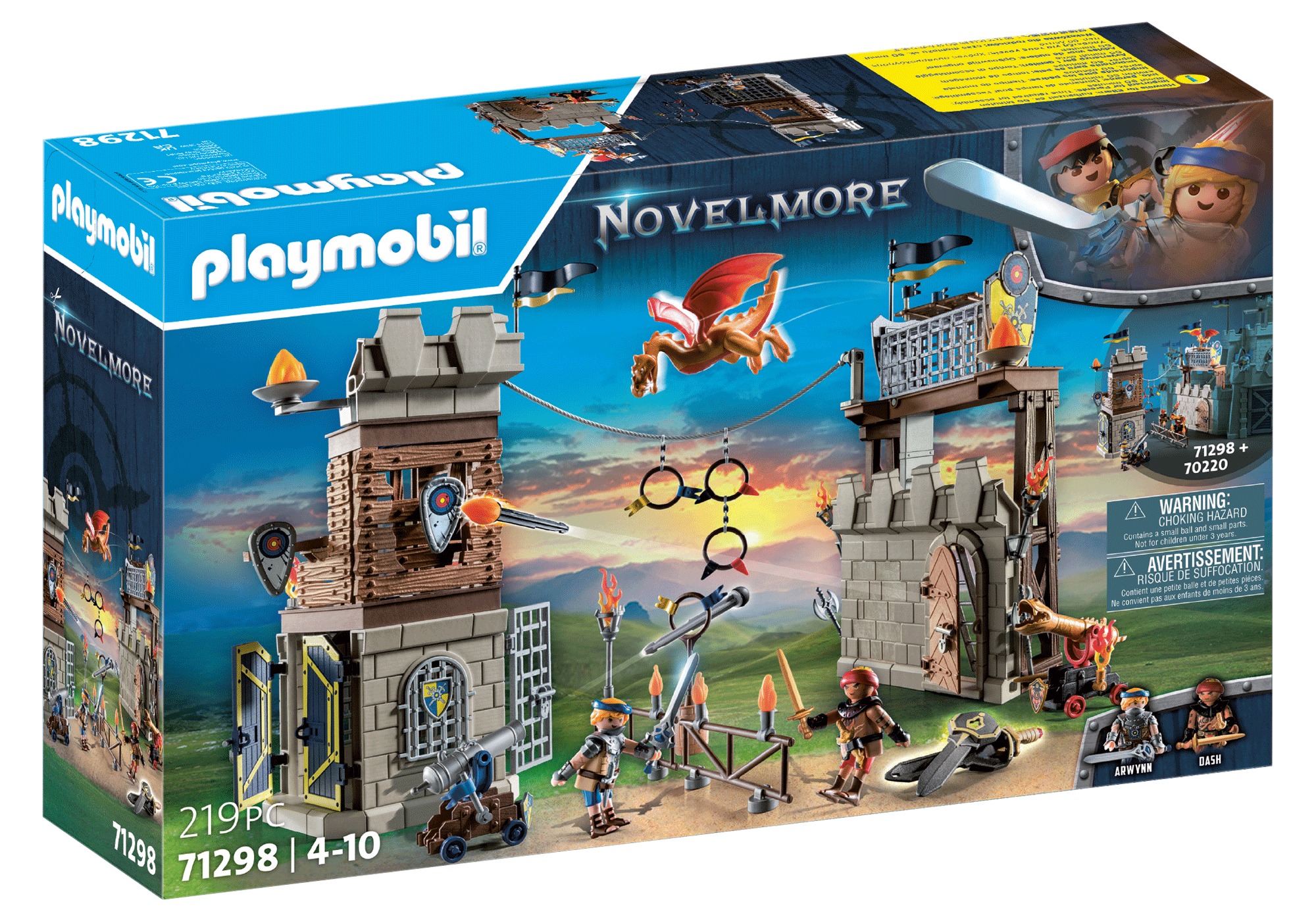 Playmobil-Novelmore vs. Burnham Raiders - Tournament Arena-71298-Legacy Toys
