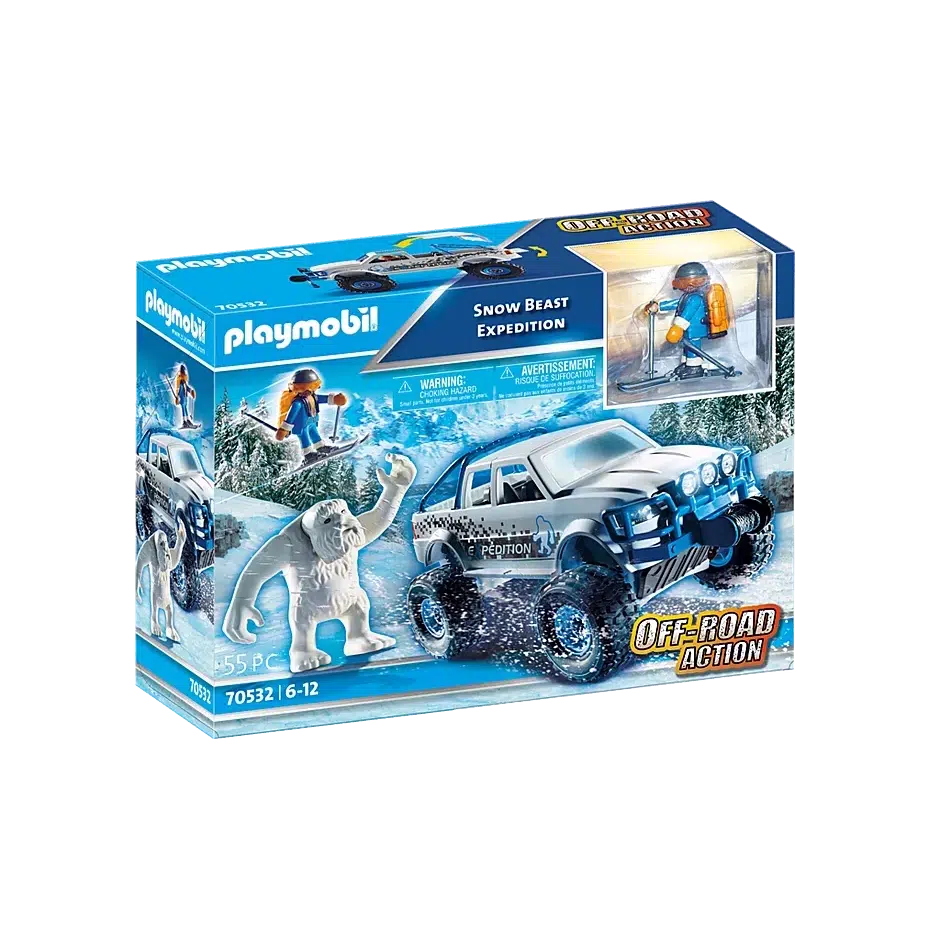 Playmobil-Off-Road Action - Snow Beast Expedition-70532-Legacy Toys