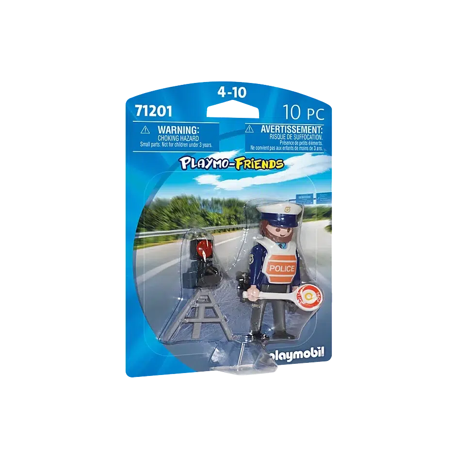 Playmobil-PLAYMO-Friends: Traffic Policeman-71201-Legacy Toys