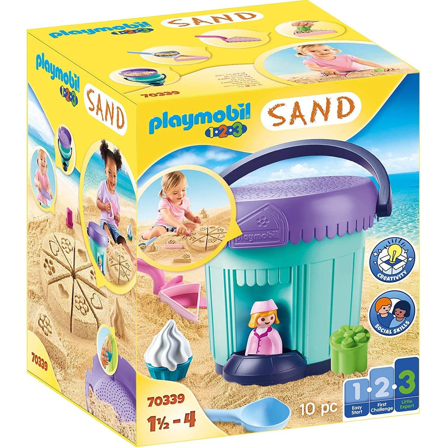 Playmobil-Sand - Bakery Sand Bucket-70339-Legacy Toys