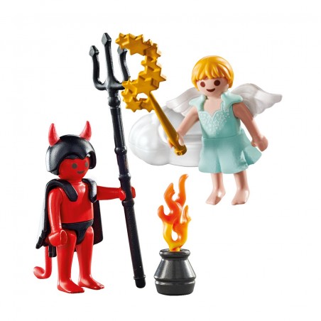 Playmobil-Special Plus - Little Angel & Little Devil-71170-Legacy Toys