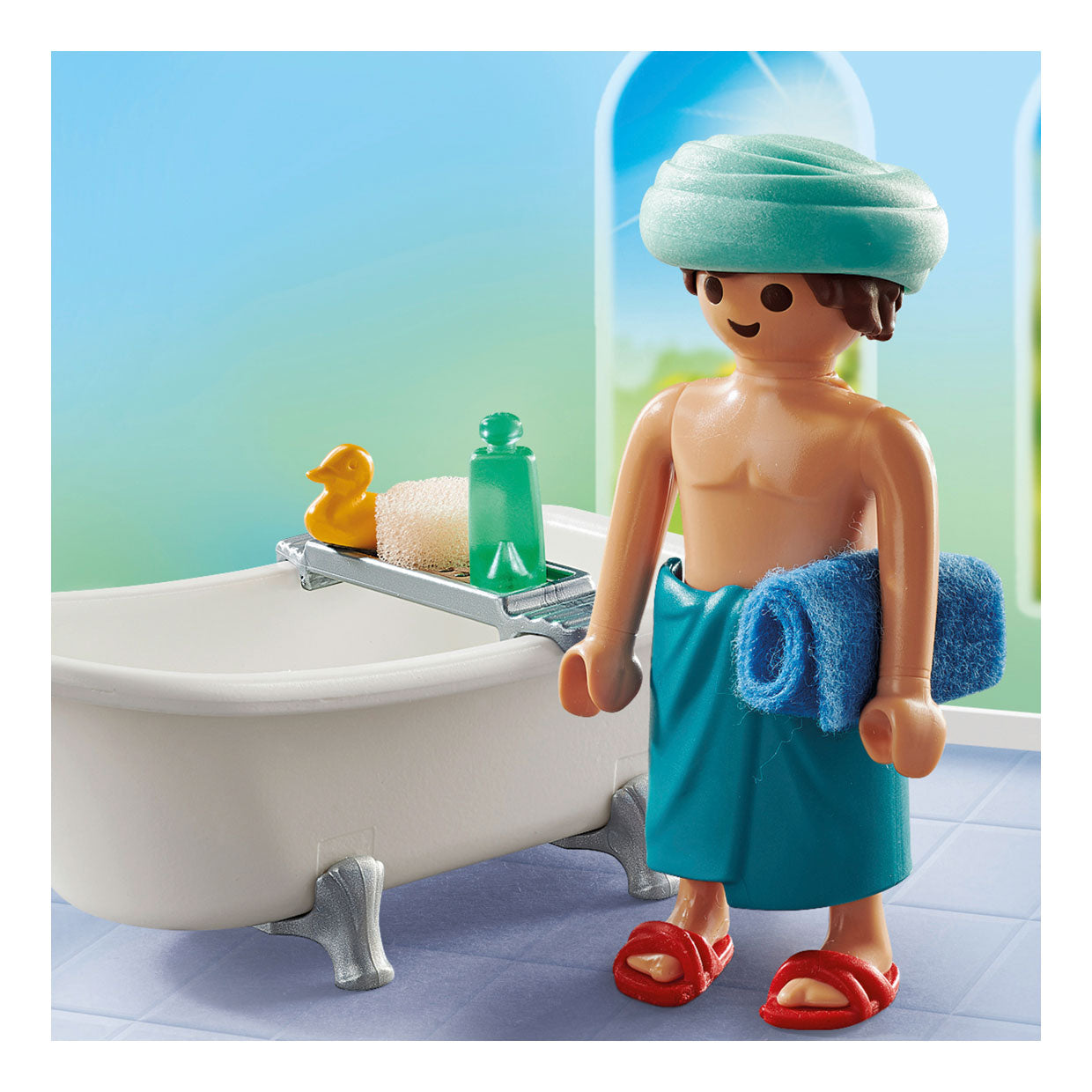 Playmobil-Special Plus - Man in Bathtub-71167-Legacy Toys